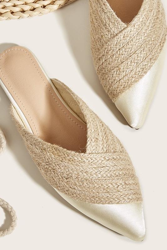 Zoe® | Woven Satin Slippers