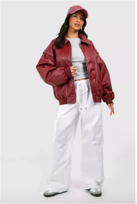 Zoe | OVERSIZE LEATHER JACKET - Image 11