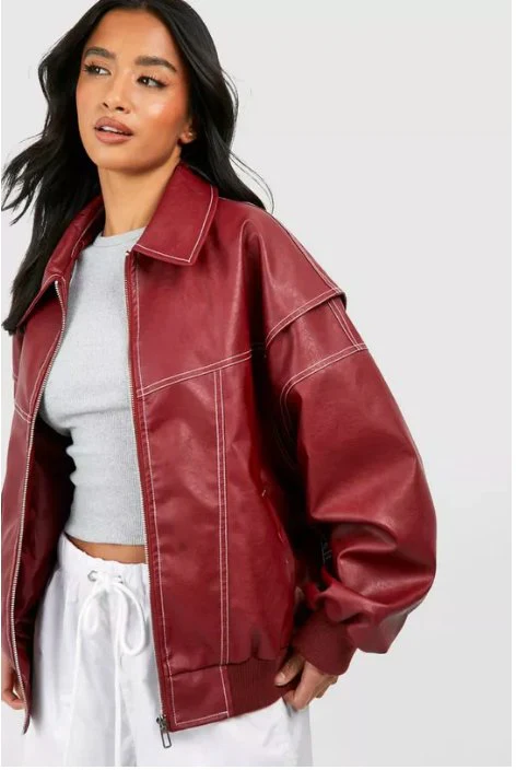 Zoe | OVERSIZE LEATHER JACKET - Image 9