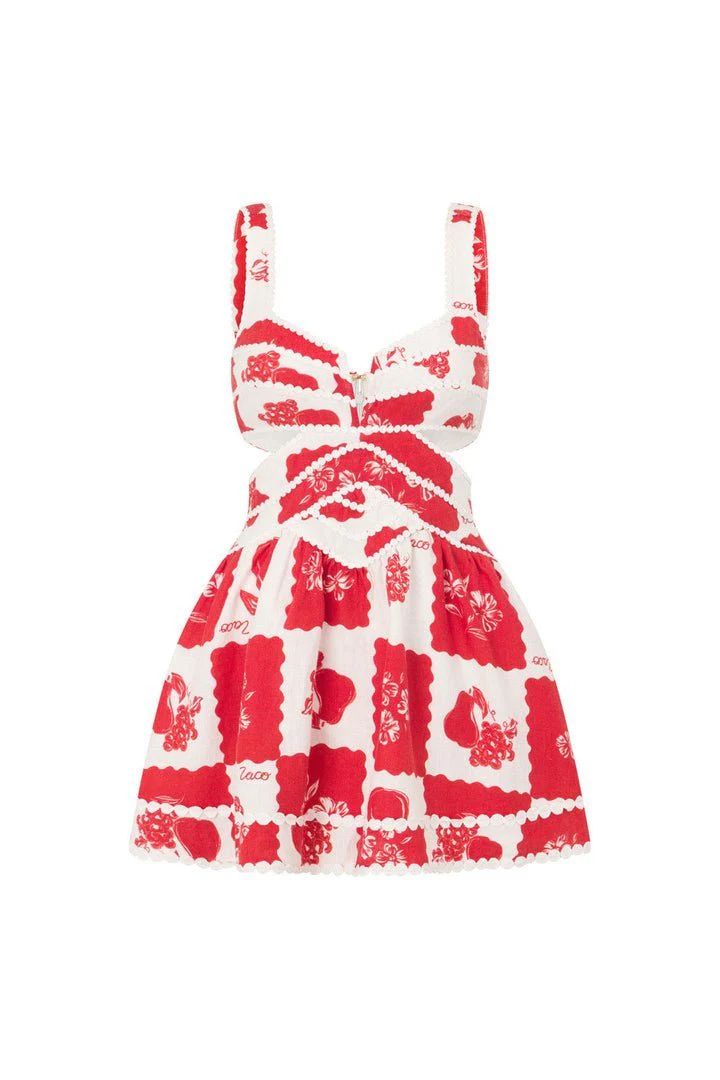 Zoraida® | Printed Mini Dress  With Cut-Outs - Image 6