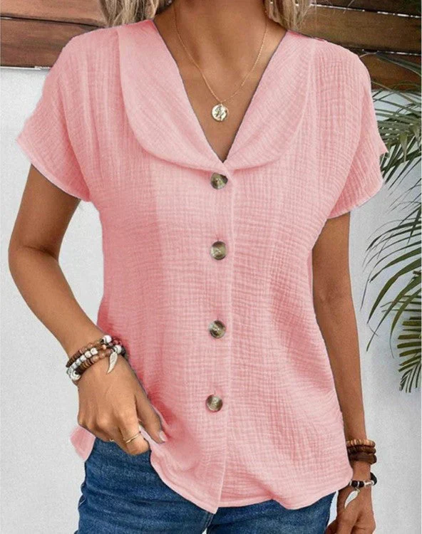 Zulema® | Top With Collar And Buttons - Image 3