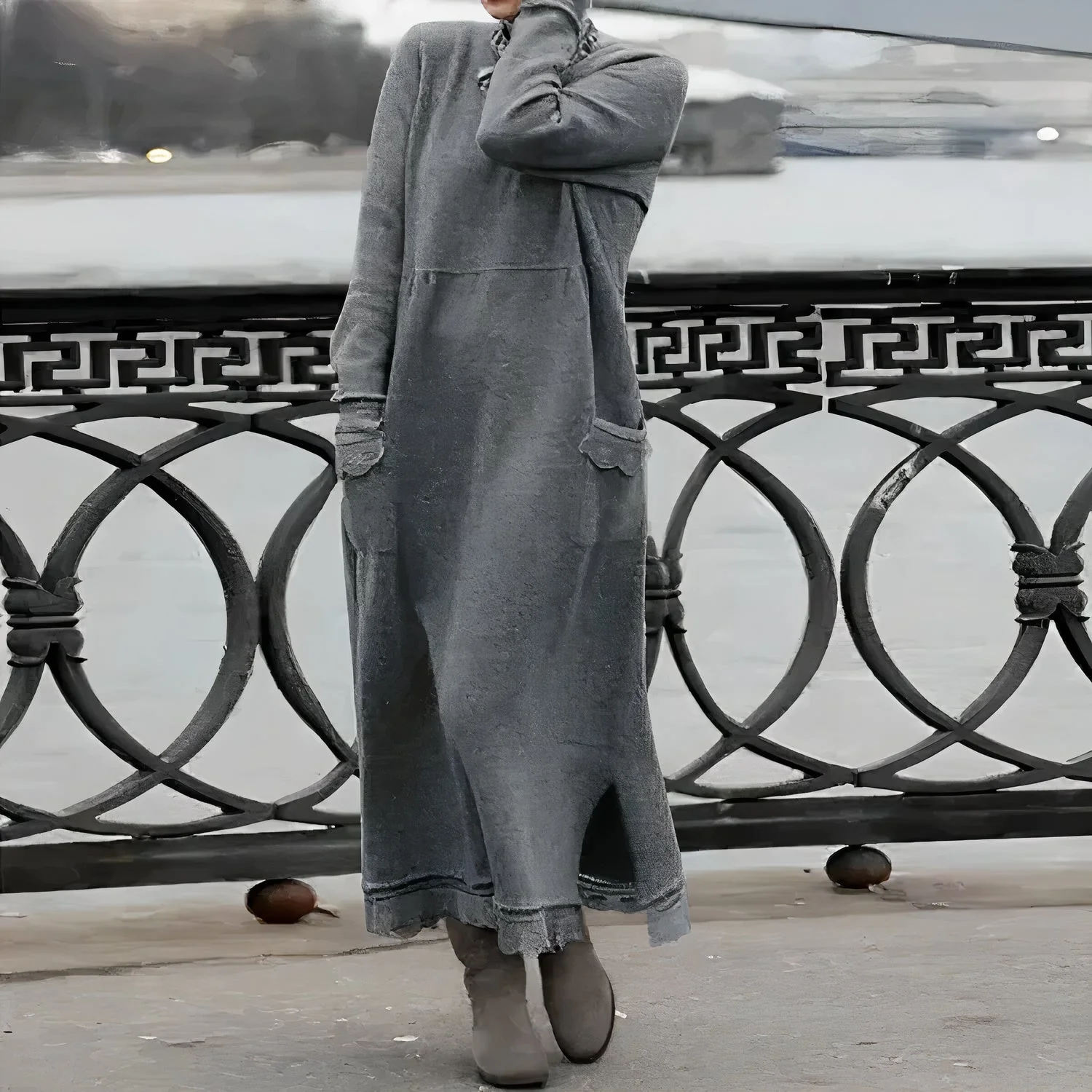 Zulema® | Warm And Casual Maxi Dress