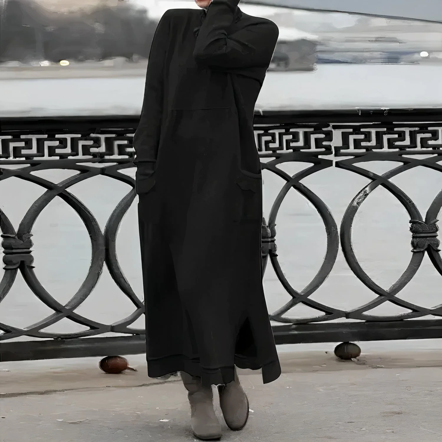 Zulema® | Warm And Casual Maxi Dress - Image 2