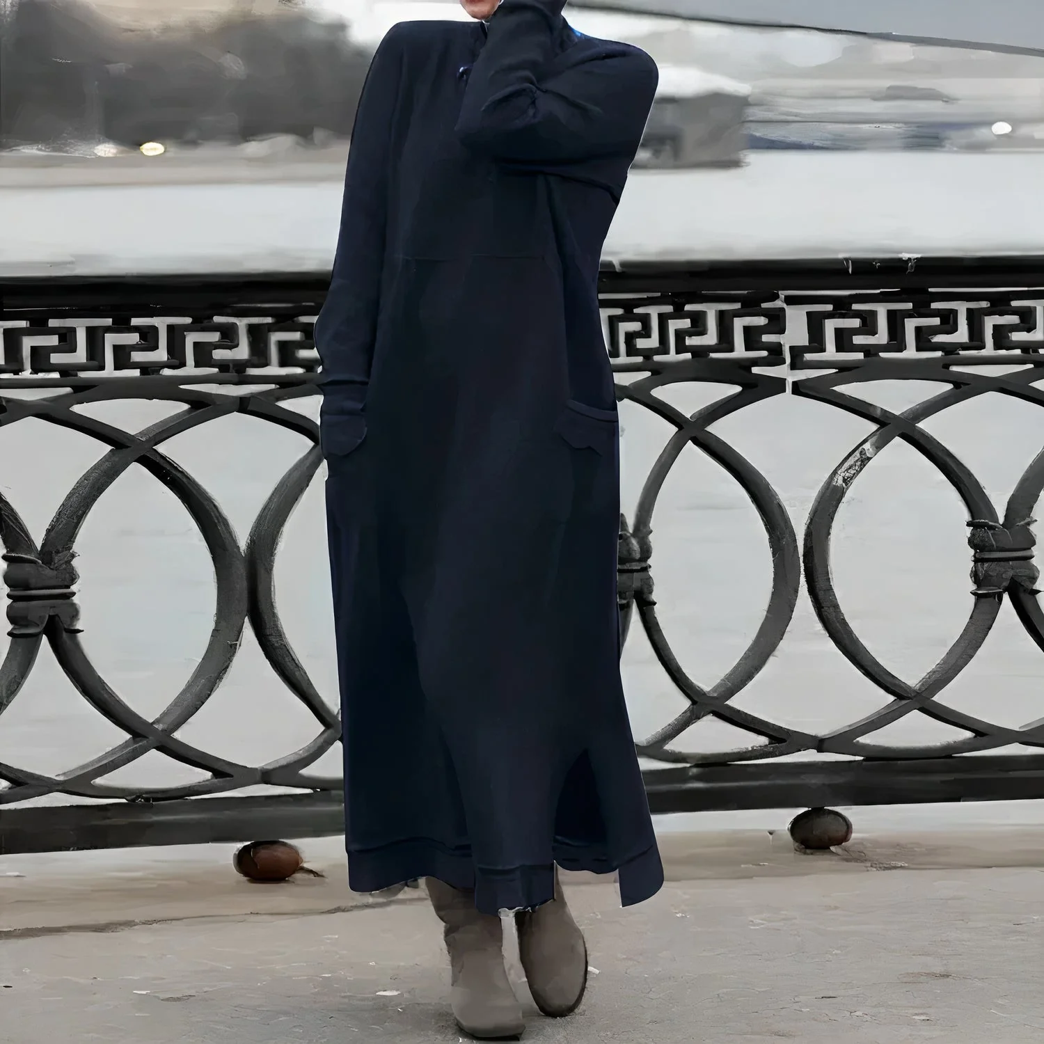 Zulema® | Warm And Casual Maxi Dress - Image 6