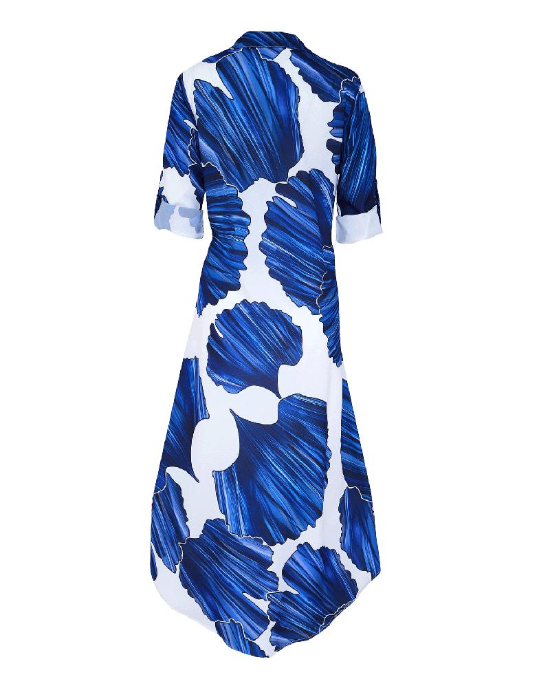 Zuleyka® | Printed Shirt Dress - Image 4